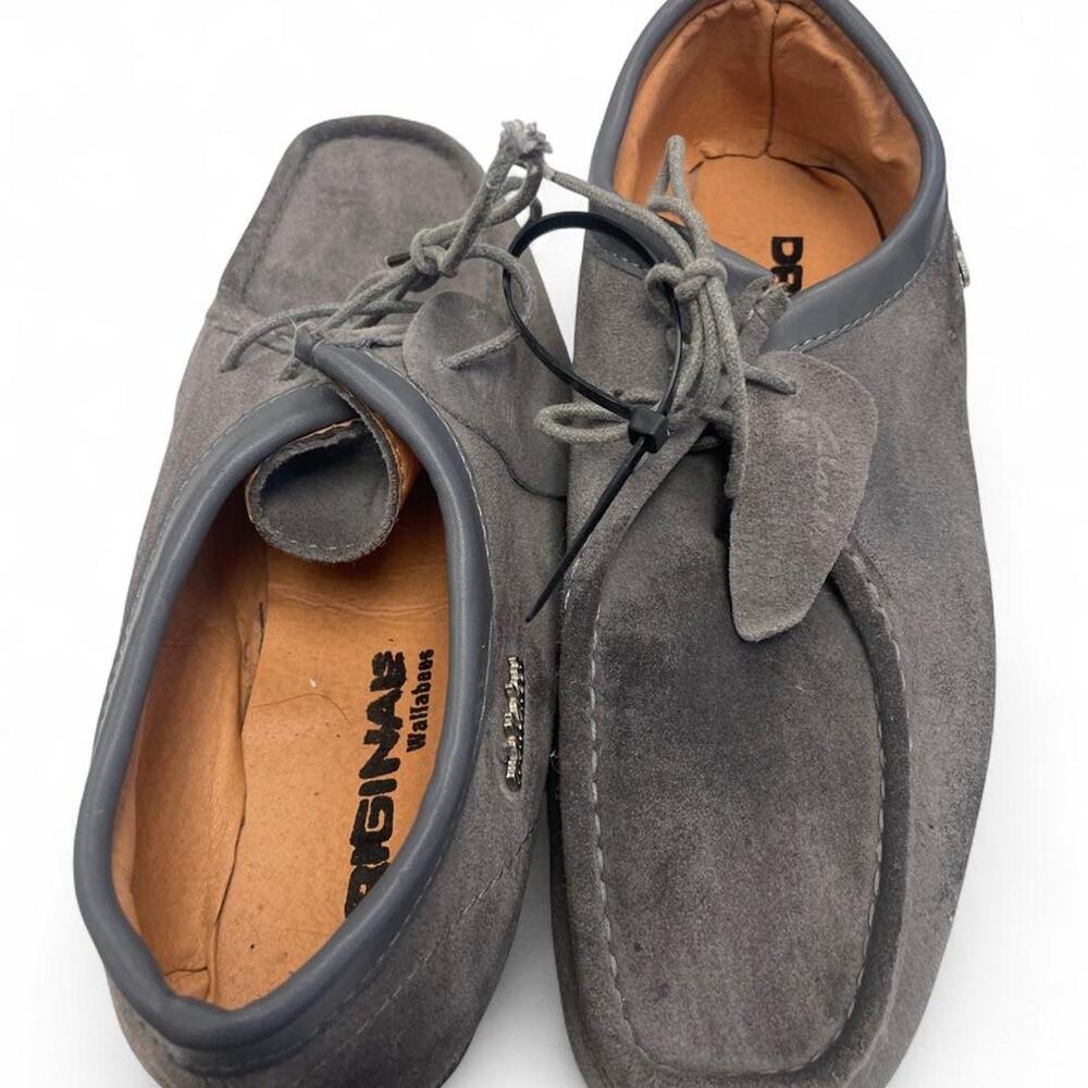 Gray suede wallabees loafers wallabees